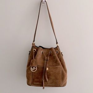 Michael Kors Brown Suede purse
